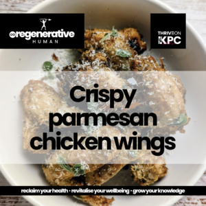 Crispy parmesan chicken wings recipe