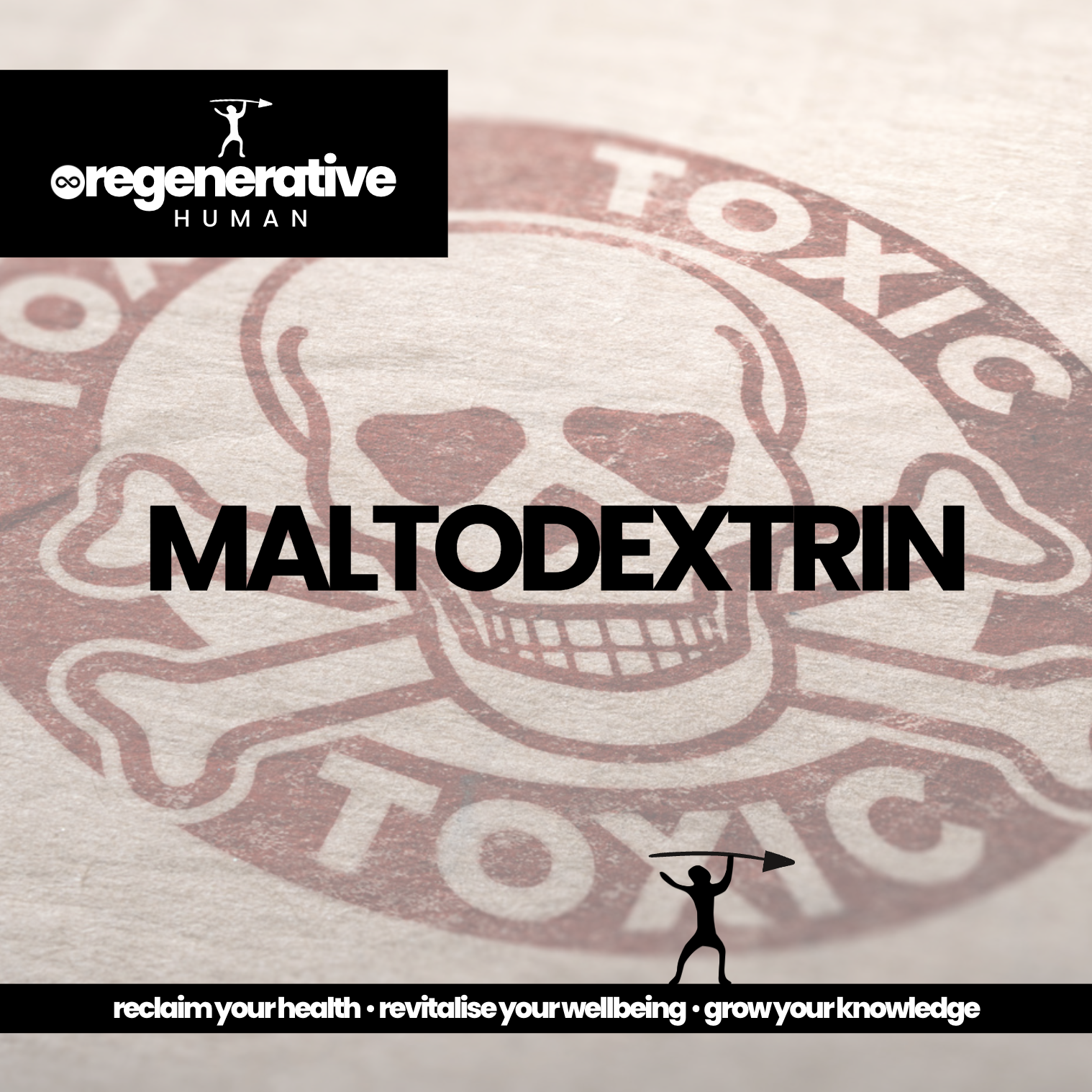 Maltodextrin. What is it and why should we be avoiding it?